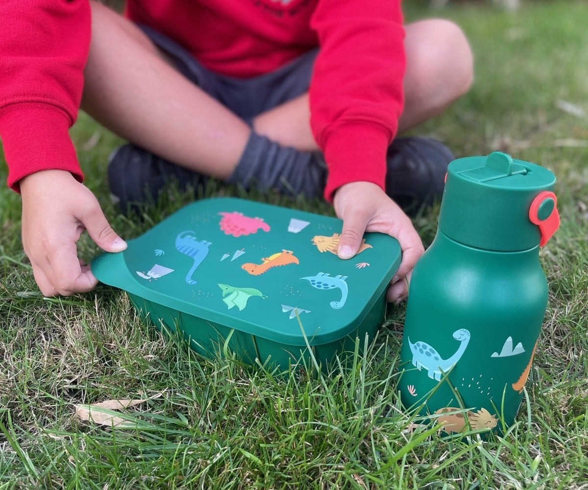 Little Lund Water Bottle 400ml Dino
