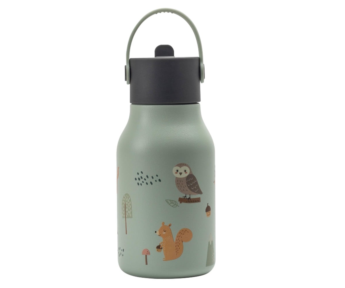 Little Lund Water Bottle 400ml Woodland