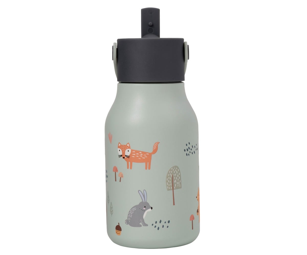 Little Lund Water Bottle 400ml Woodland