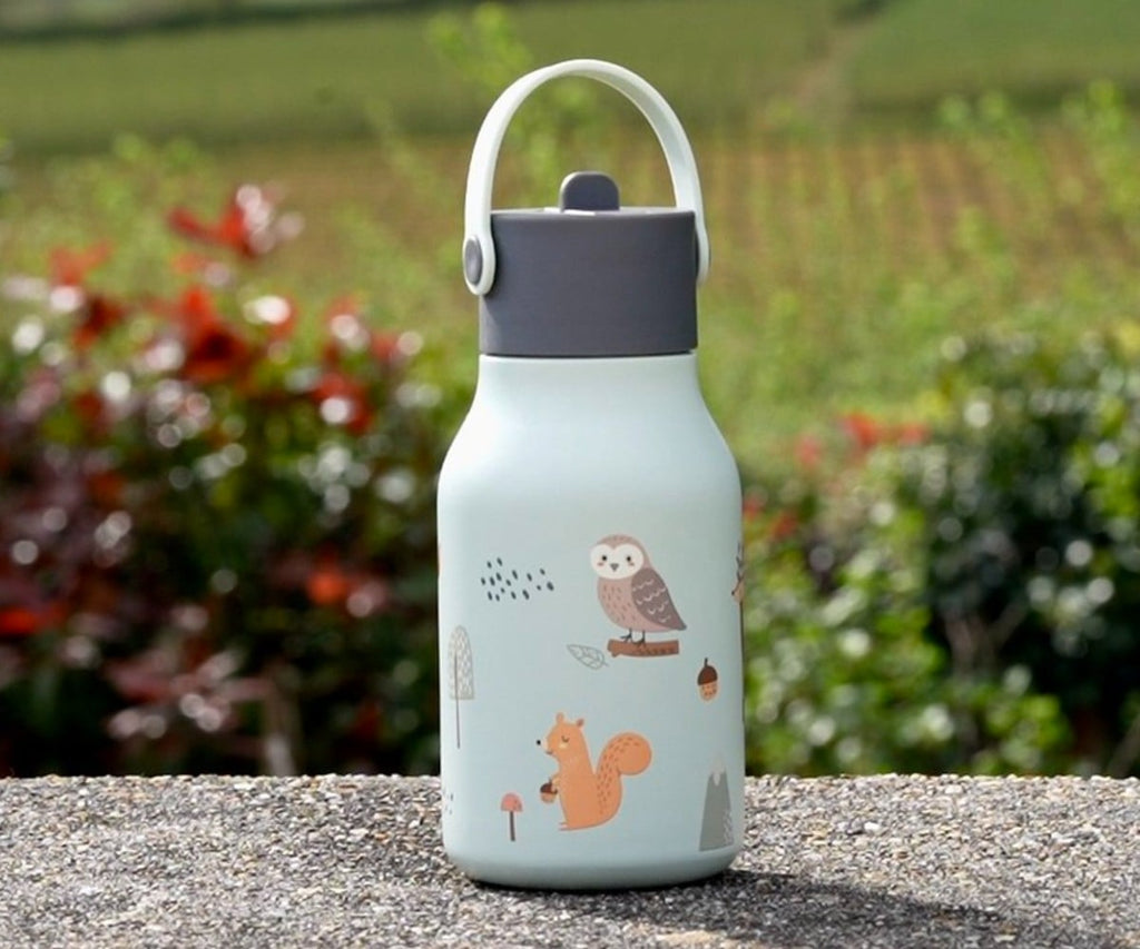 Little Lund Water Bottle 400ml Woodland