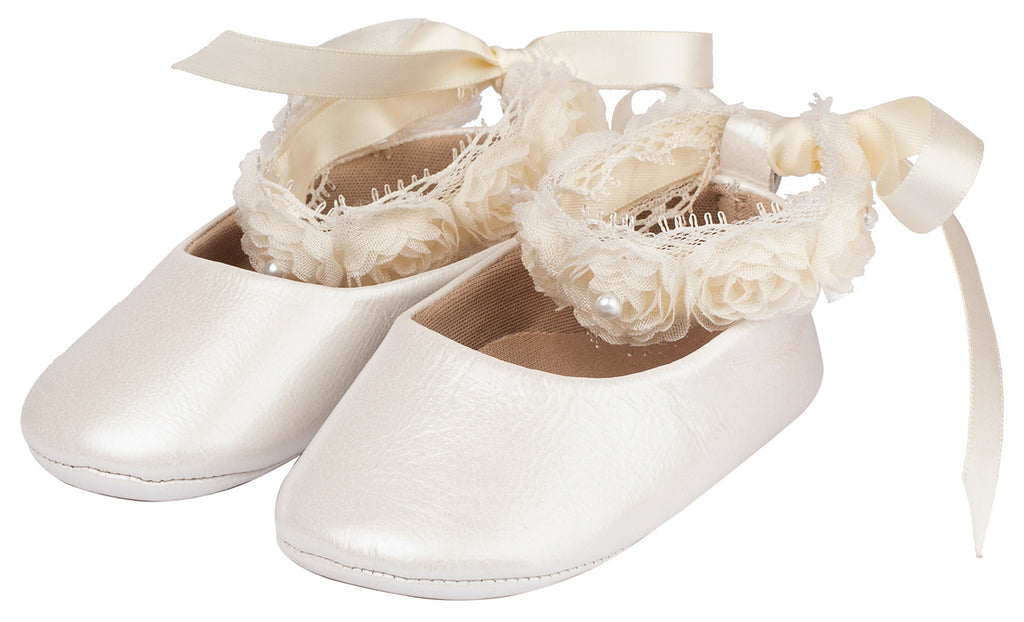 Βαπτιστικό Παπούτσι Babywalker Mi1506 Ivory