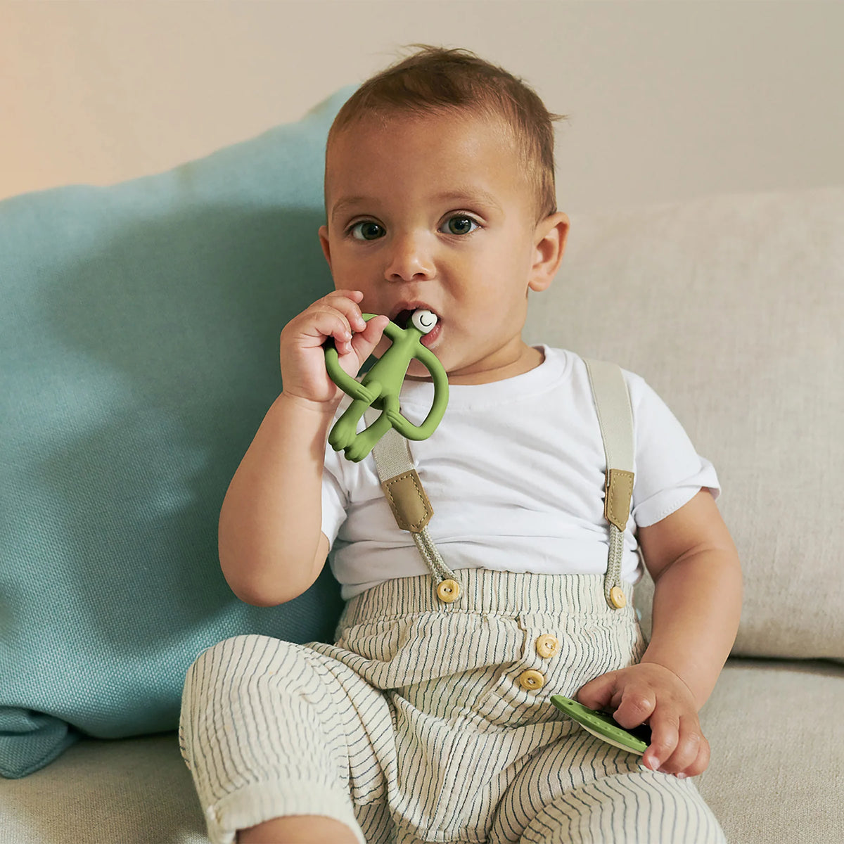 Matchstick Monkey TEETHING STARTER SET - OLIVE