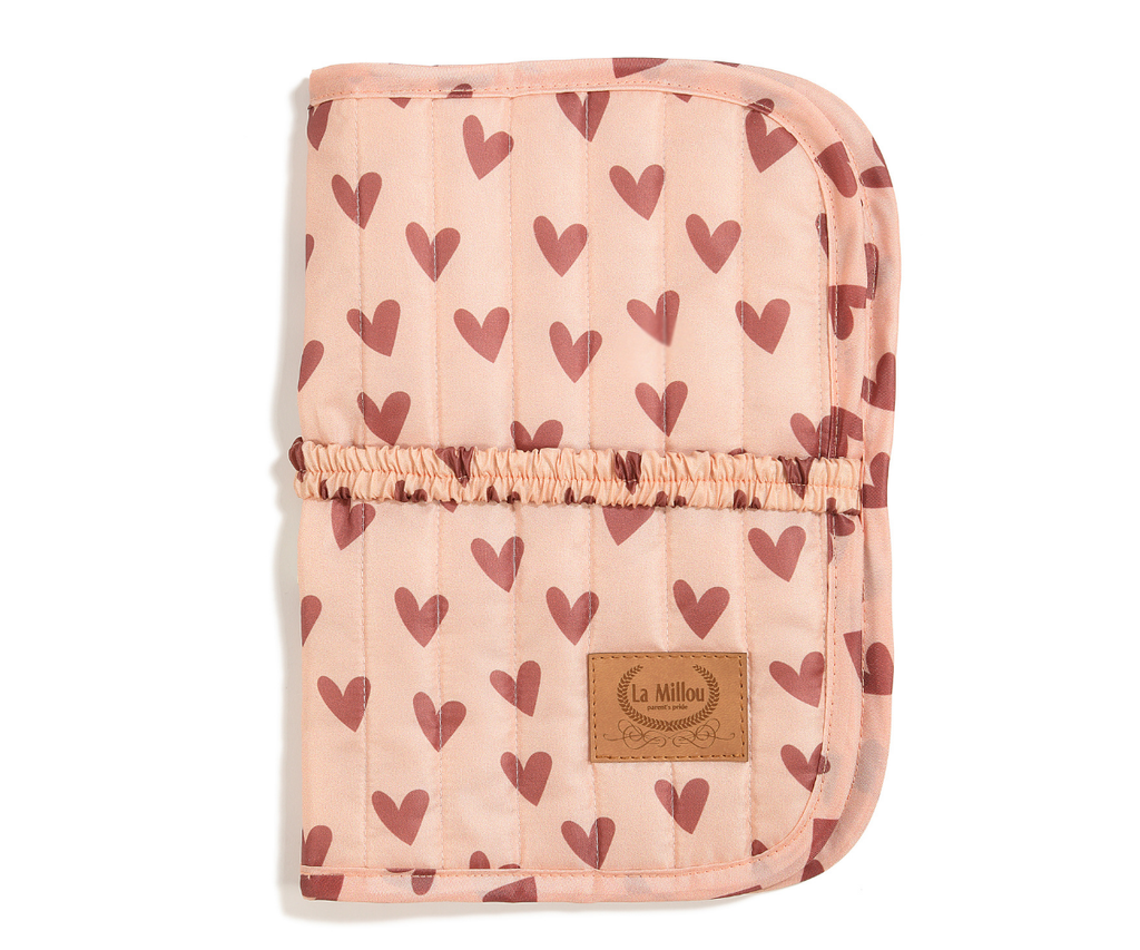 La Millou Mollet Ortalion Θήκη για αλλαγή πάνας Heartbeat Pink