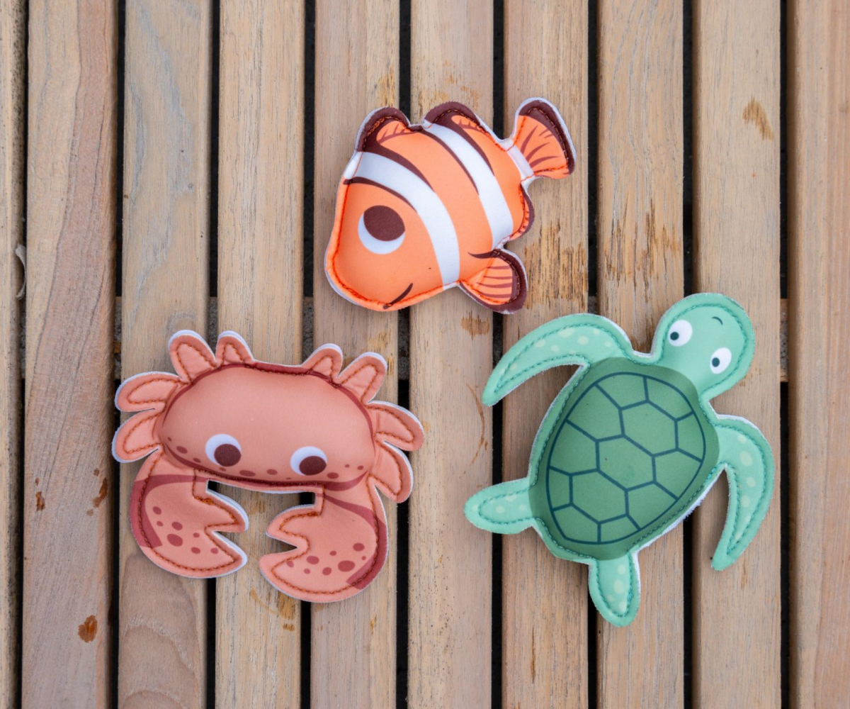 FILIBABBA NEOPRENE BATH TOYS UNDER THE SEA