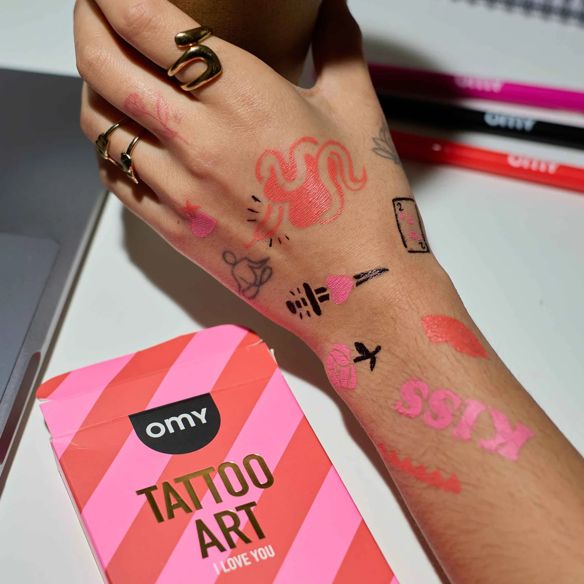 OMY Tattoo Art skin coloring set - Rock Club