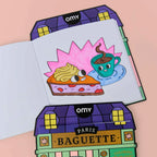 OMY Βιβλίο ζωγραφικής με αυτοκόλλητα Coloring Boutique - French Baguette