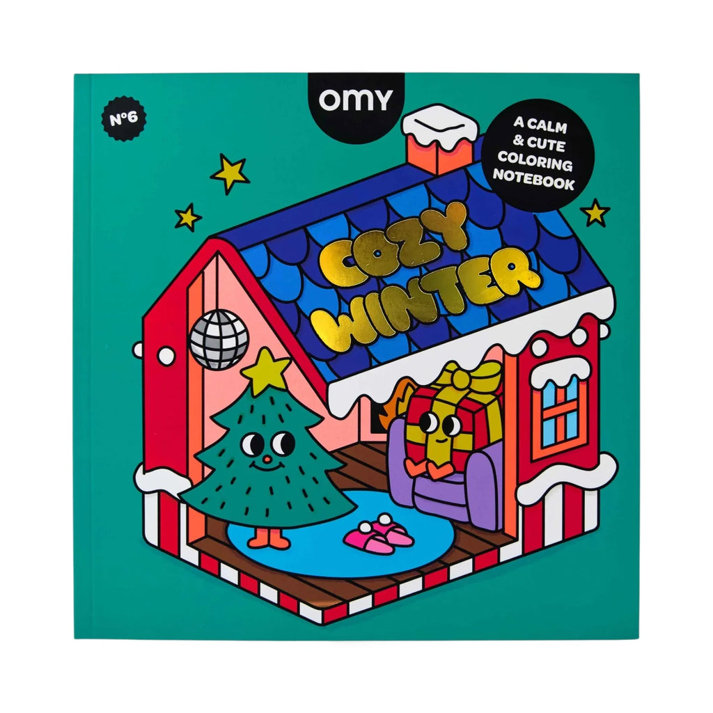 OMY Βιβλίο ζωγραφικής Cozy Art Christmas