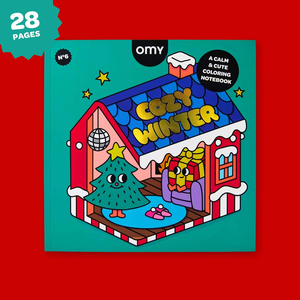 OMY Βιβλίο ζωγραφικής Cozy Art Christmas