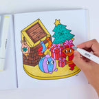 OMY Βιβλίο ζωγραφικής Cozy Art Christmas