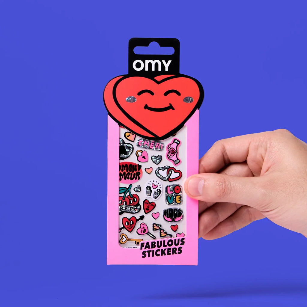 OMY Σετ αυτοκόλλητα ICONIC - Love