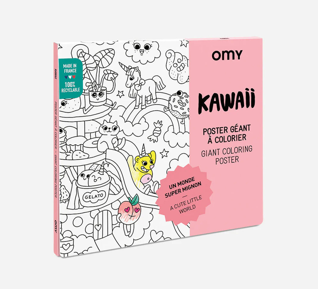 Αφίσα γίγας για ζωγραφική Kawaii OMY