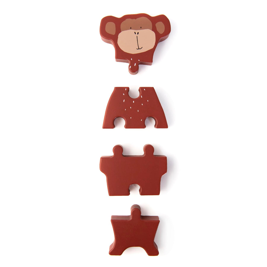 Trixie Ξύλινο Παζλ 4τμχ Mr Monkey