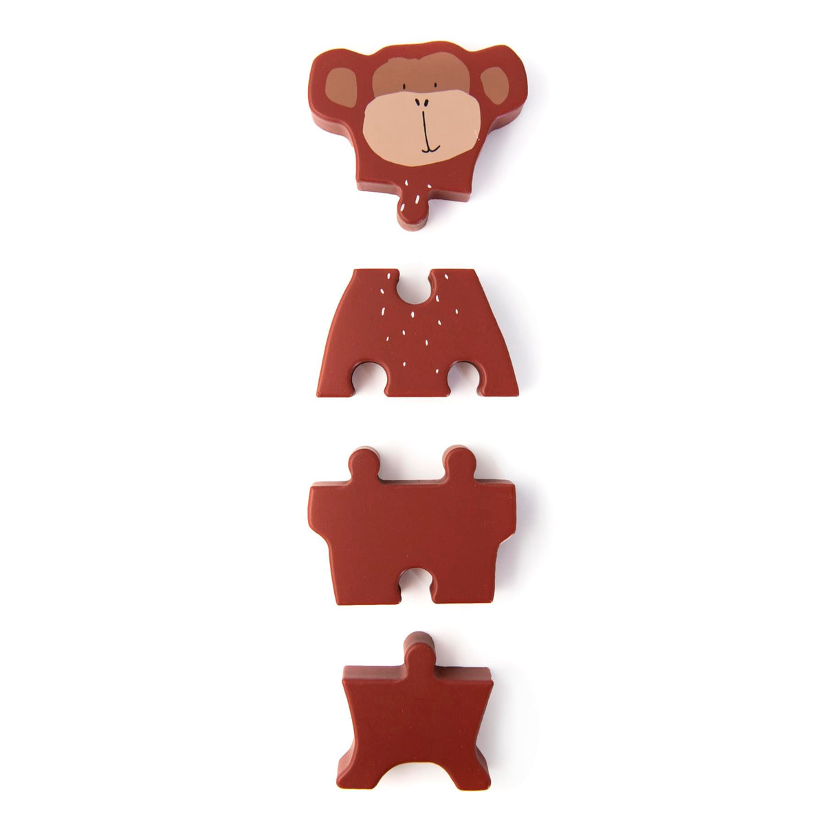 Trixie Ξύλινο Παζλ 4τμχ Mr Monkey