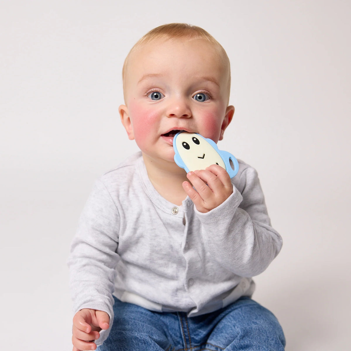 Matchstick Monkey TEETHING STARTER SET - LIGHT BLUE