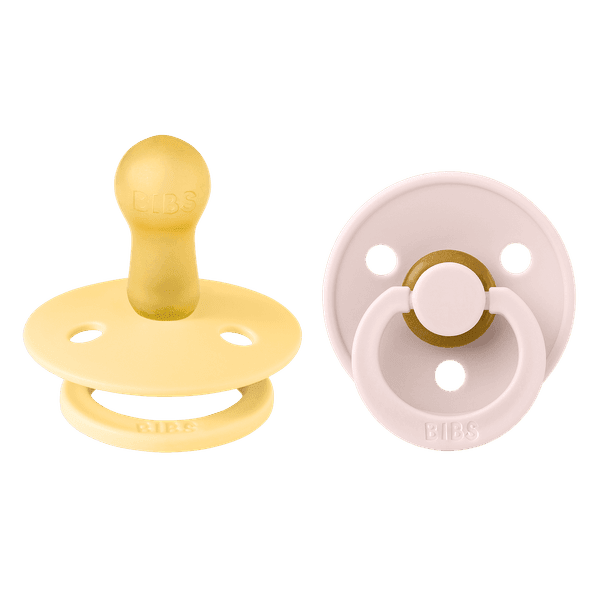 BIBS ΣΕΤ ΠΙΠΙΛΕΣ 2ΤΜΧ COLOUR BUTTER/PETAL – ΣΤΡΟΓΓΥΛΗ No2