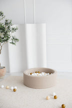 Πισίνα με μπάλες boucle beige 30*90