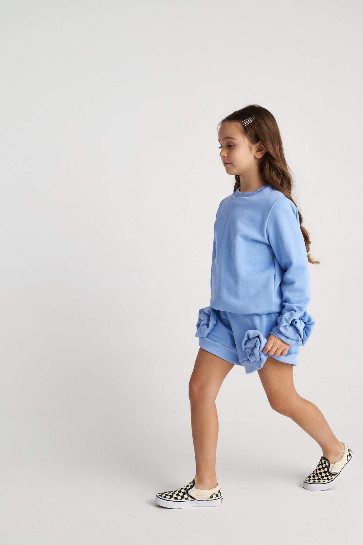 Two In A Castle ΣΕΤ Monochrome Top And Roses Shorts Red
