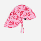 Καπέλο Βρεφικό Θαλάσσης Beach&Bandits TROPICAL VIBES PINK(UPF50+)
