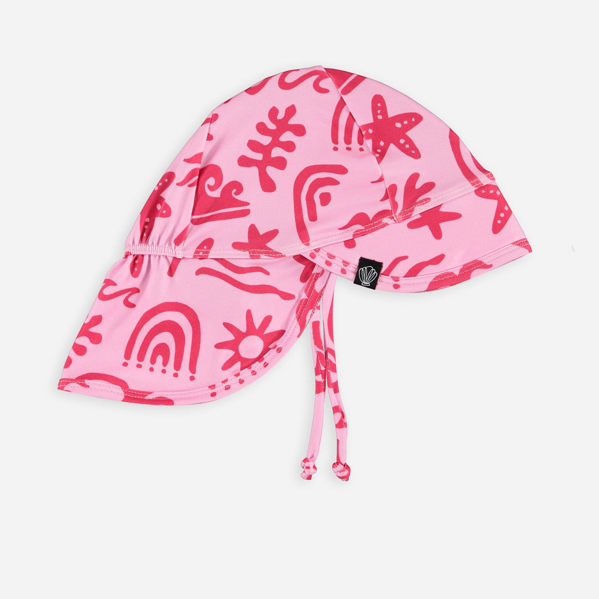 Καπέλο Βρεφικό Θαλάσσης Beach&Bandits TROPICAL VIBES PINK(UPF50+)