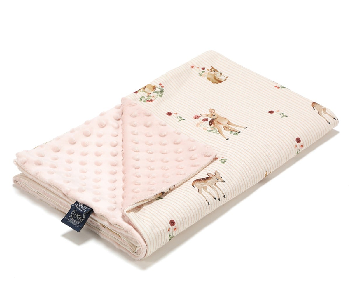 La Millou Λεπτή Κουβέρτα Bambiland – Powder Pink