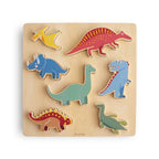 Ξύλινο Puzzle Mushie Dinosaur
