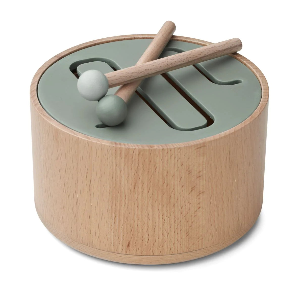 Ξύλινο Pete Drum Green/Dove Blue Liewood