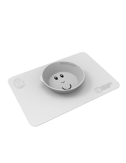 AntiSlip Bowl Matchstick Monkey Cool Grey