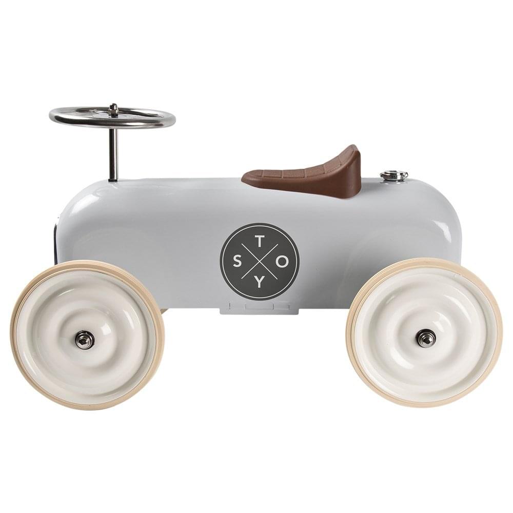 Αυτοκίνητο Vintage Metal Ride On Car Light gray