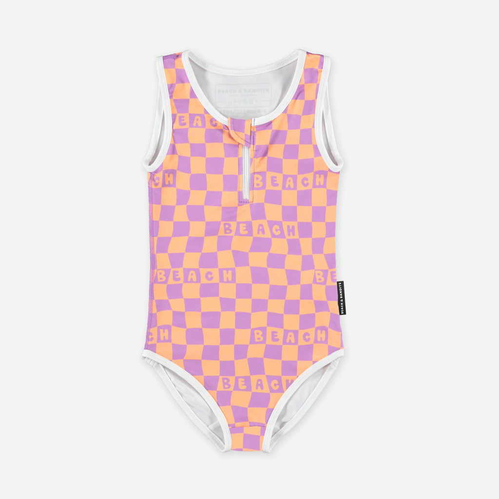 Μαγιό Θαλάσσης Beach&Bandits CHECKERED BEACH SWIMSUIT