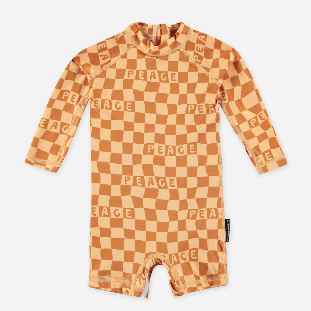 Μαγιώ Θαλάσσης Beach&Bandits CHECKERED PEACE BABY