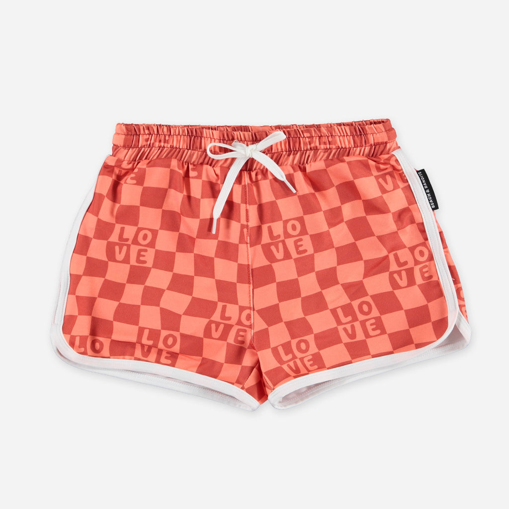 Μαγιό σορτσάκι Beach and Bandits CHECKERED LOVE