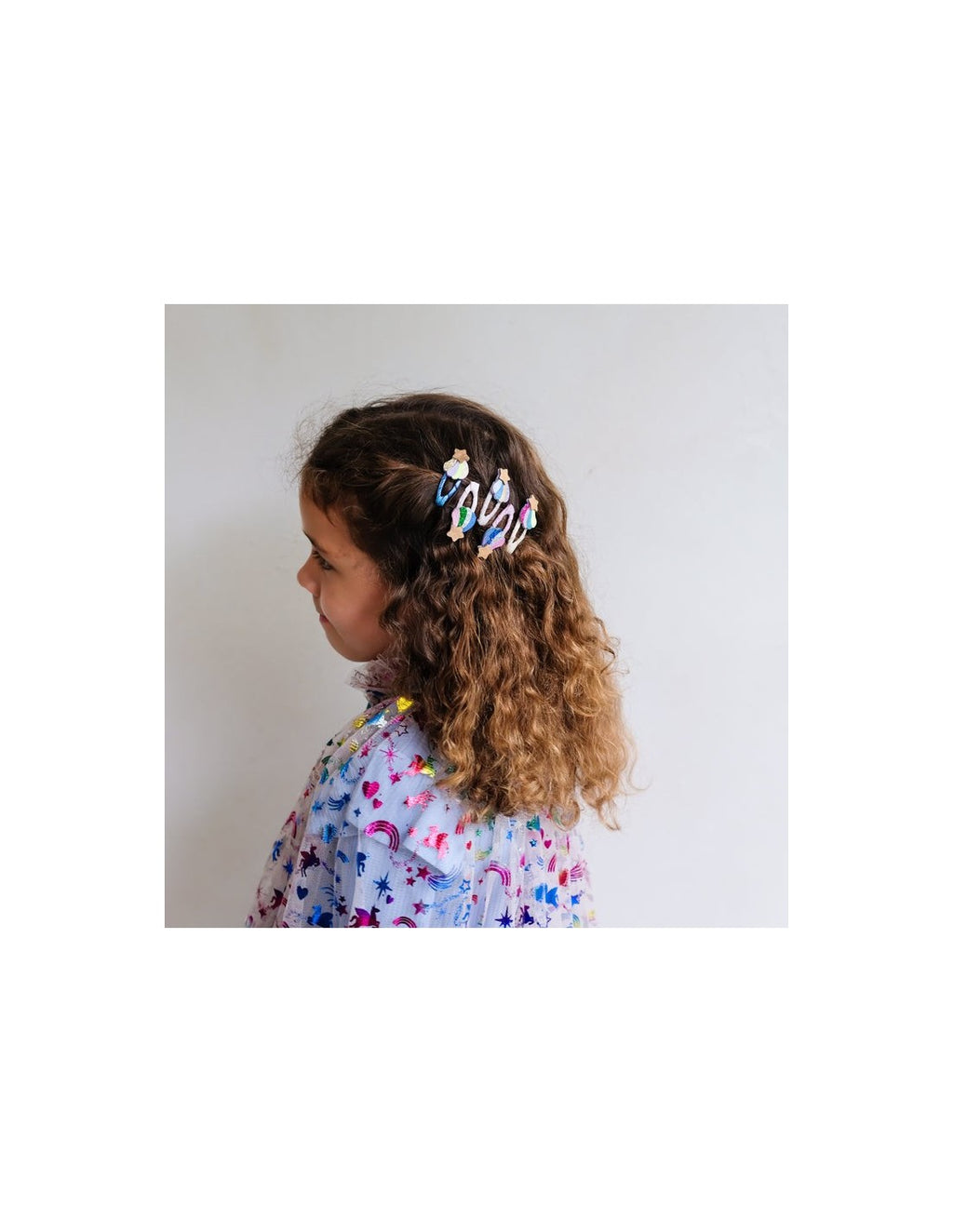 Mimi&Lula CHUBBY SHOOTING STAR MINI HAIR CLIPS