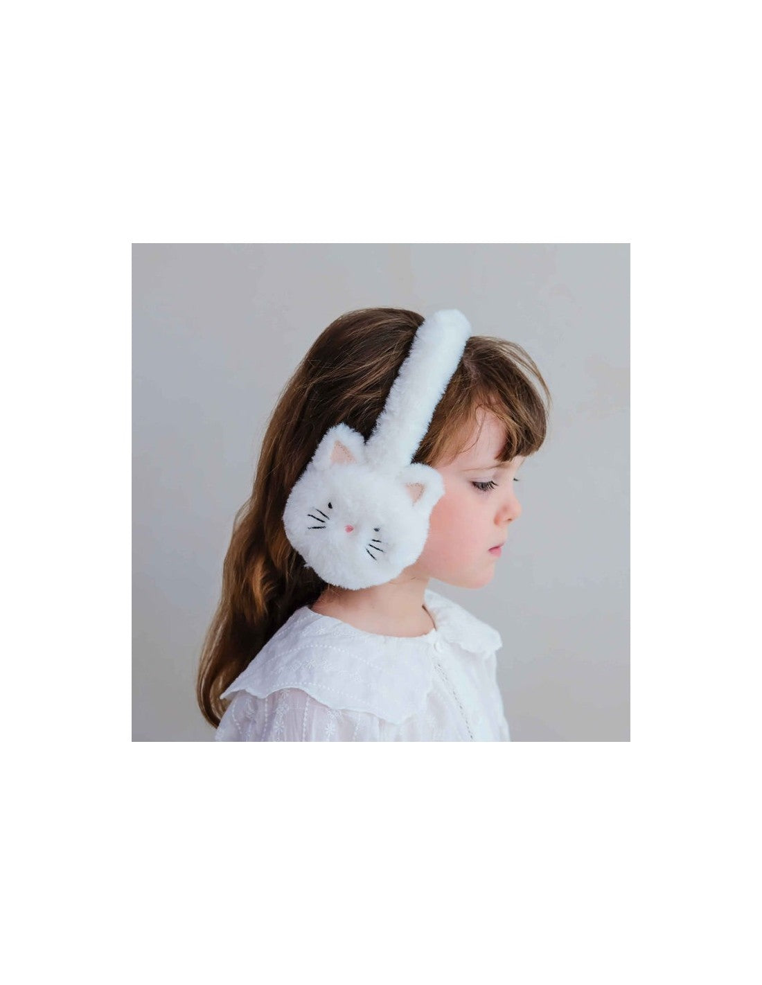 Mimi&Lula CREAM KITTY CAT EARMUFFS