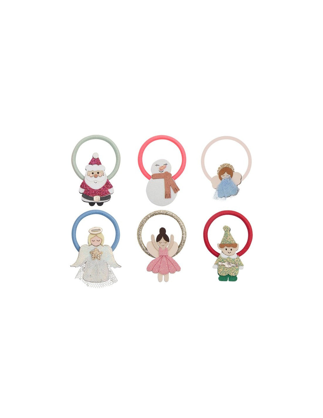Mimi&Lula CUTE CHRISTMAS CHARACTER MINI HAIR TIES