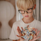 Mushie ​​HEX Connect Building Toy Set​