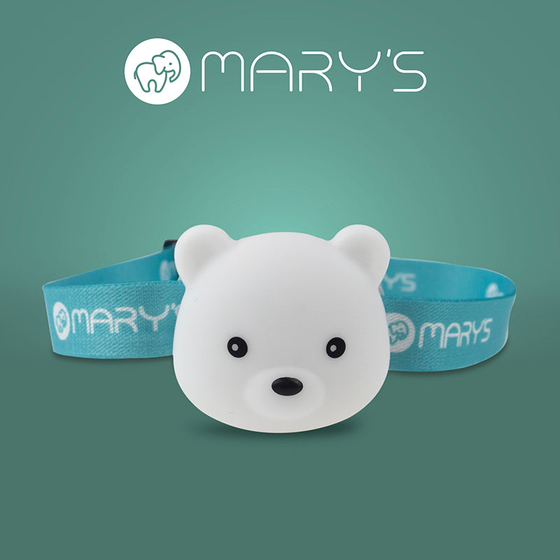 MARY’S LED Παιδικός φακός κεφαλής επαναφορτιζόμενος Αρκουδάκι