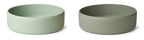 Μπωλ Σιλικόνης Σετ 2 Τεμ Liewood Damina Dusty mint/faune green mix