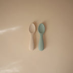 Βρεφικό Κουτάλι Σιλικόνης 2-Pack - Blush/Shifting Sand