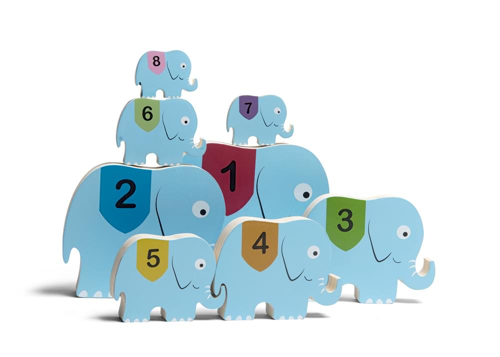 Ξύλινο Circus Elephants Bs Toys