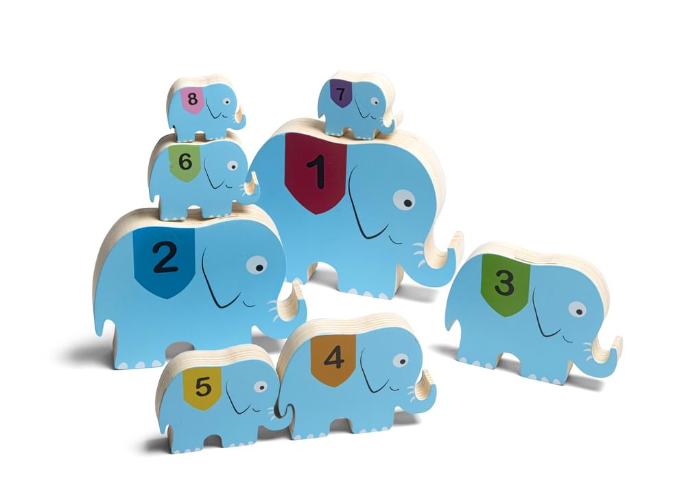 Ξύλινο Circus Elephants Bs Toys