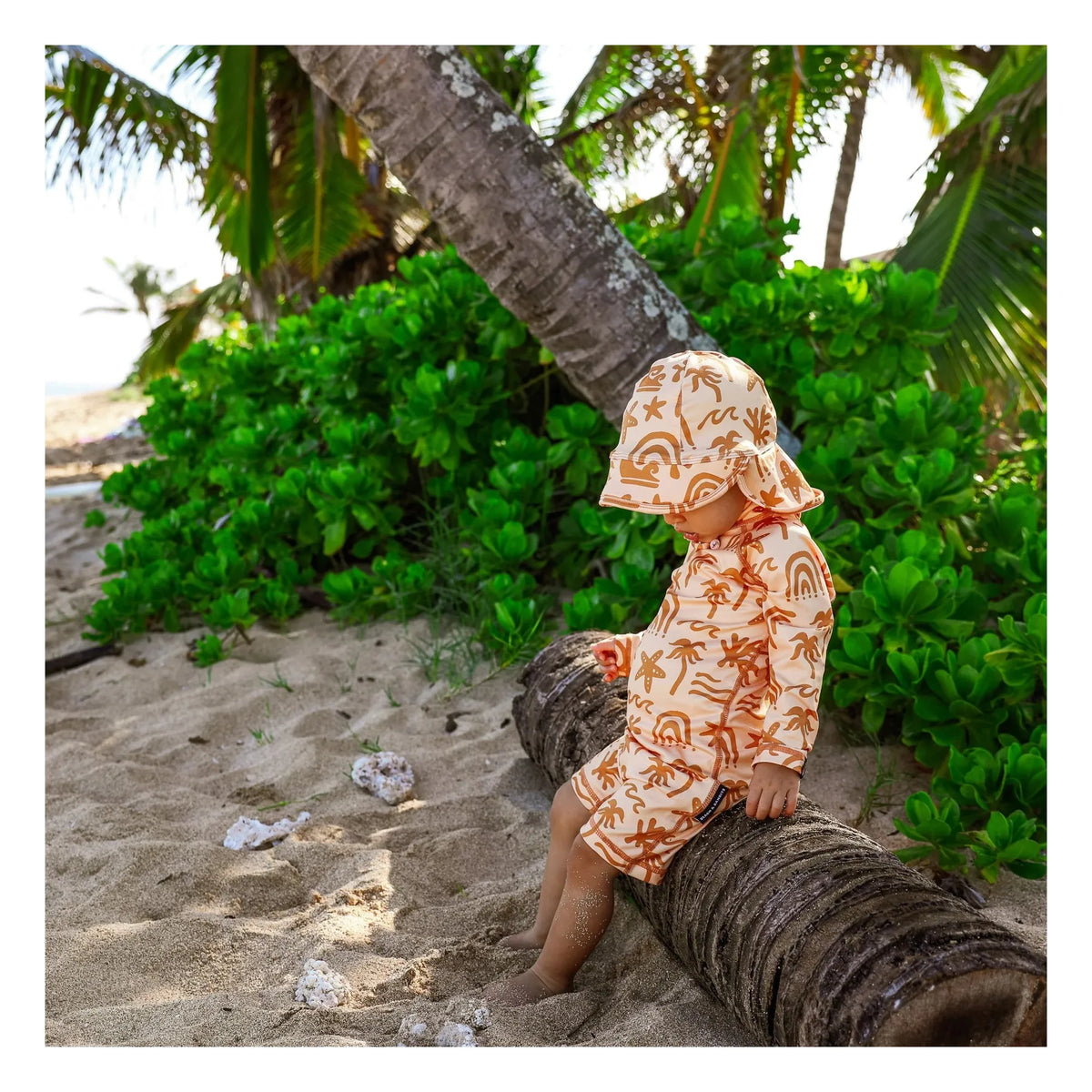 Μαγιώ Θαλάσσης Beach&Bandits Tropical Vibes Apricot Baby