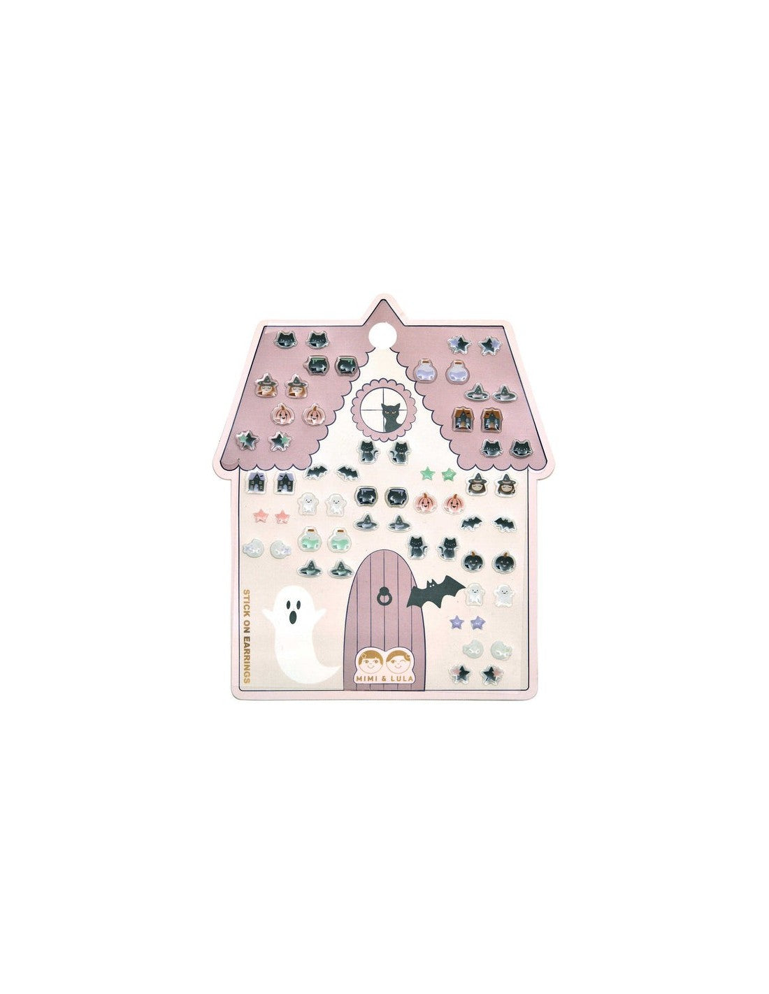 Mimi&Lula HAUNTED HOUSE STICK ON EARRINGS