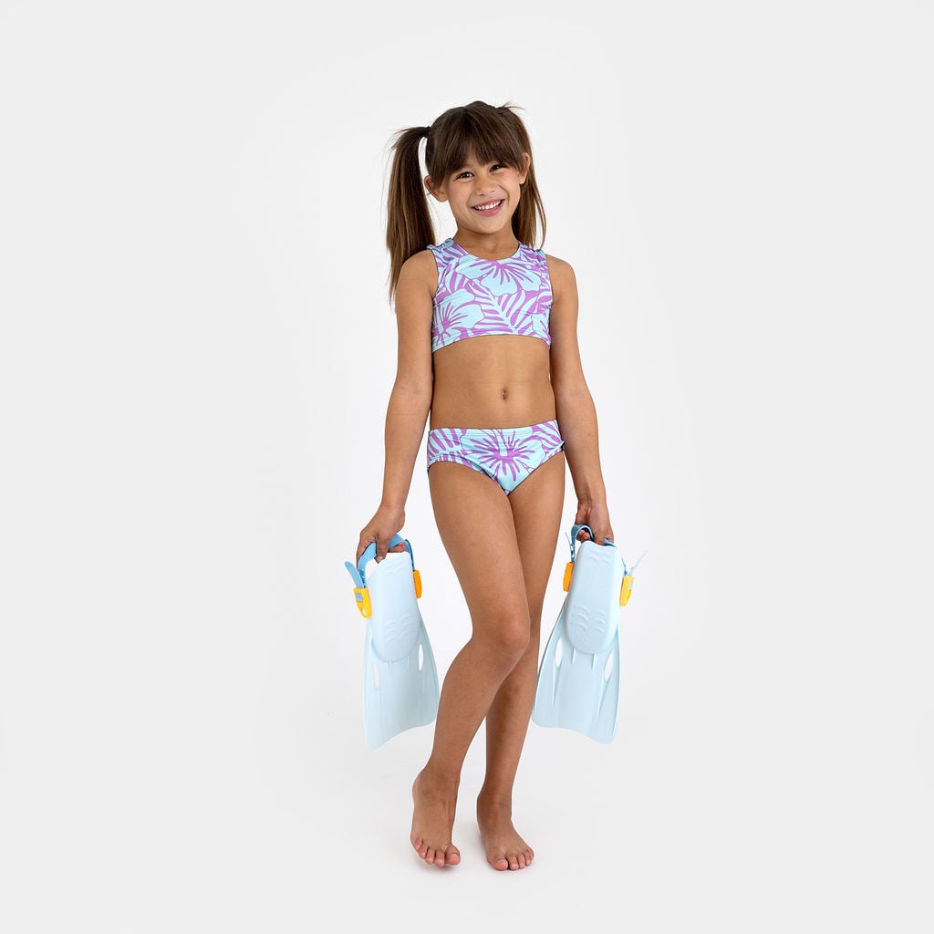 Beach&Bandits Hibiscus Violet Bikini Set