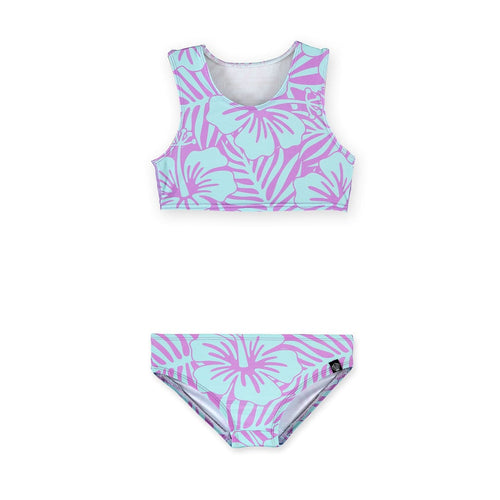 Beach&Bandits Hibiscus Violet Bikini Set