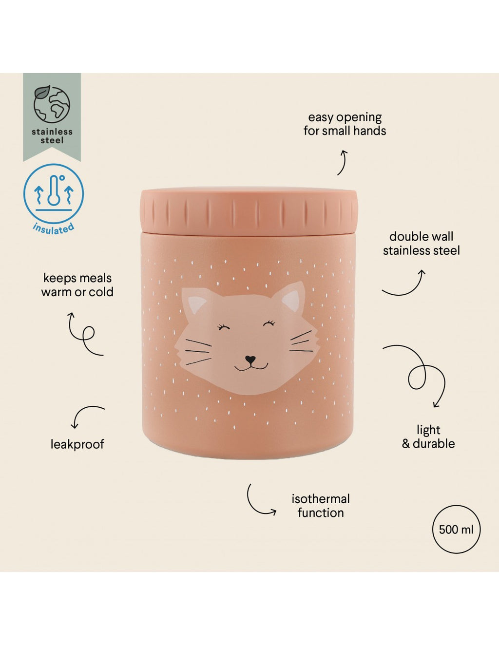 Θερμός Φαγητού 500ml Trixie MRS. CAT