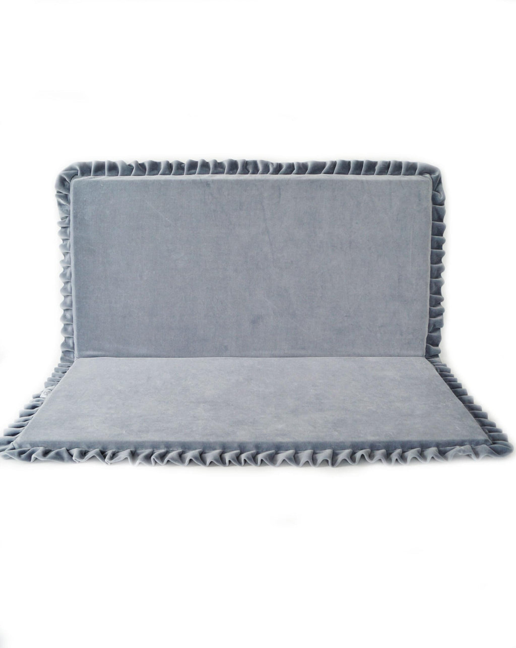 Χαλάκι velvet mat grey square 105cm