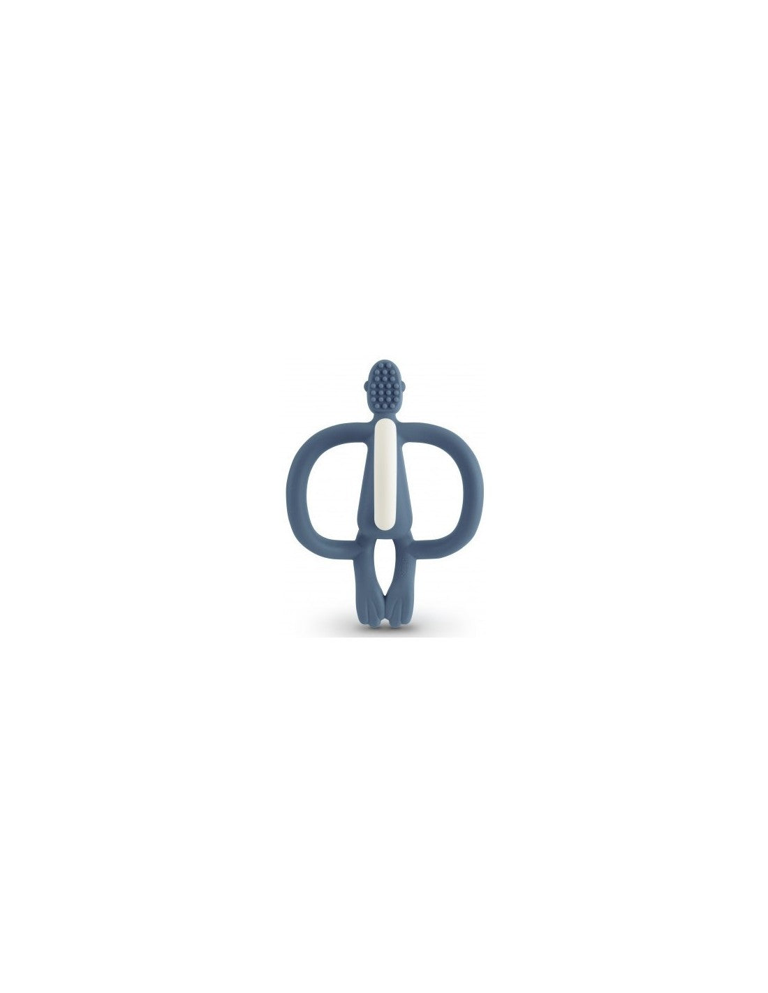 Matchstick Monkey teether LIGHT BLUE