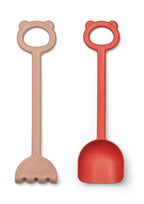 Σετ Παραλίας Φτυάρι Και Τσουγκράνα Liewood Hilda Apple red/pale tuscany rose