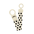 ΚΛΙΠ ΠΙΠΙΛΑΣ BIBS POLKA DOT- IVORY BLACK