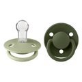 Πιπίλες Σιλικόνης Bibs De Lux 2 Pack SAGE / HUNTER GREEN One Size